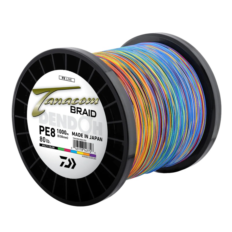 Daiwa Tanacom Braid 1000m 80lb Pe8 Multi