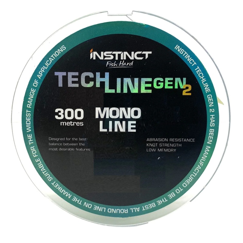 Instinct Pro Techline Gen 2 Monofilament Fishing Line Green 300m