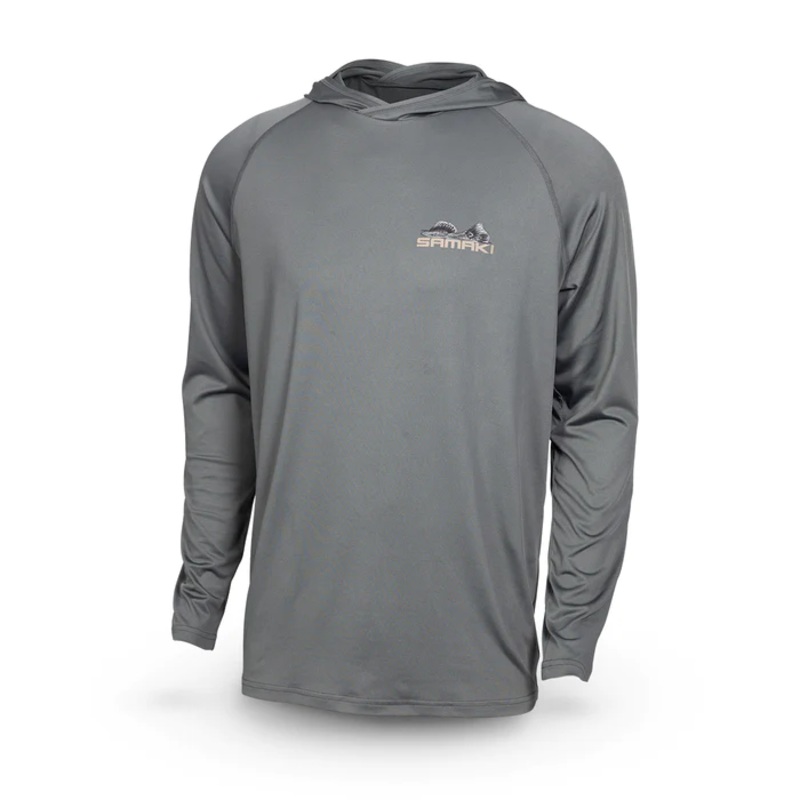 Samaki Shirt Tailing Long Sleeve Hooded Earth