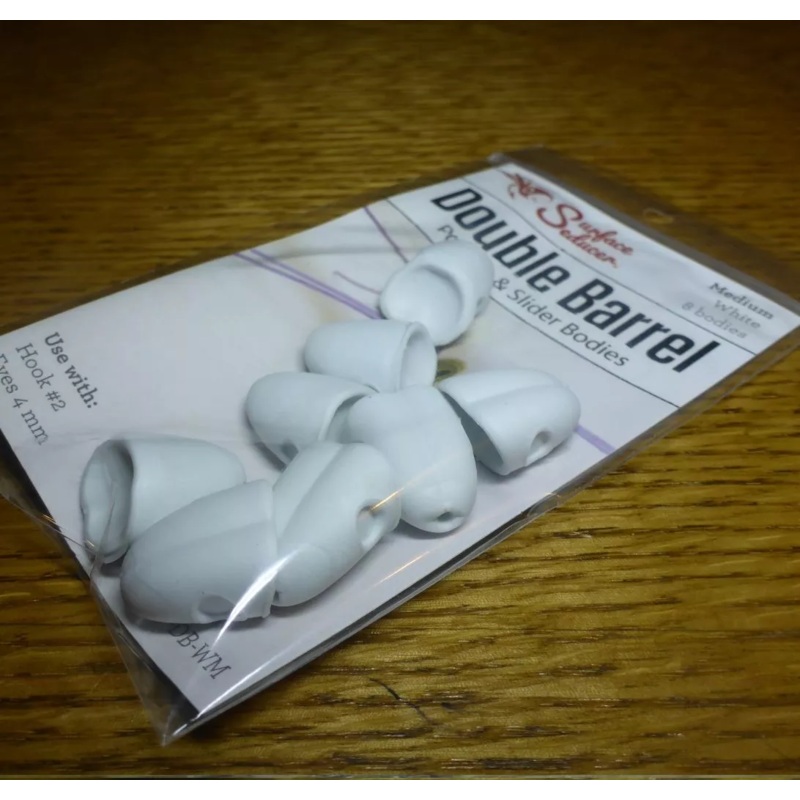 Seducer Double Barrel Popper White