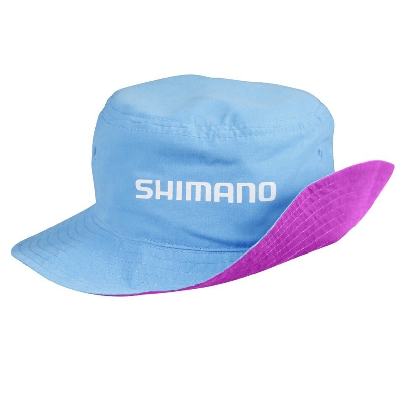 Shimano Hat Kids Reversible Bucket Pink/cyan