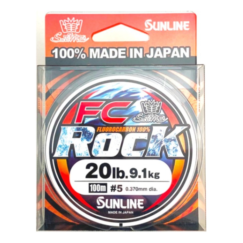 Sunline Fc Rock 100% Fluorocarbon Fishing Leader