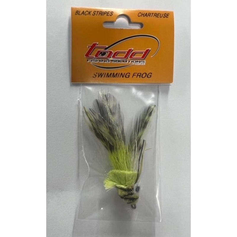 Todd Fly Chartreuse Dahlberg Frog