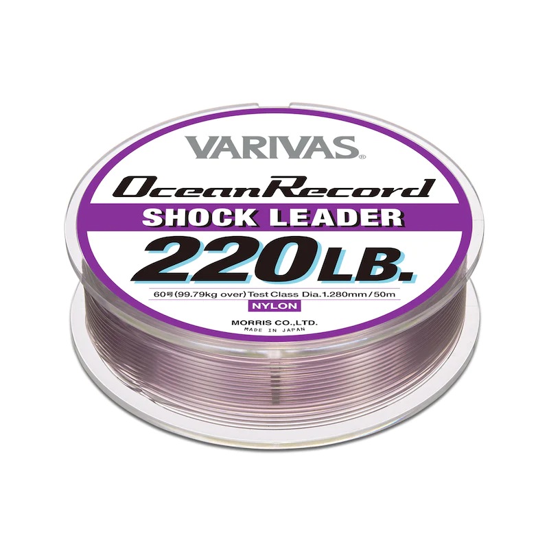 Varivas Ocean Record Shock Monofilament Fishing Leader 50m
