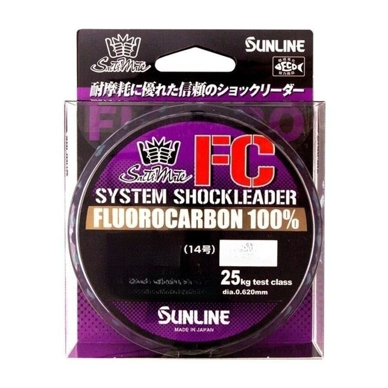 Sunline Fc System Shock 100% Fluorocarbon Fishing Leader