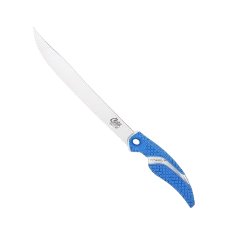 Cuda  9" Titanium Bonded Seratted Knife