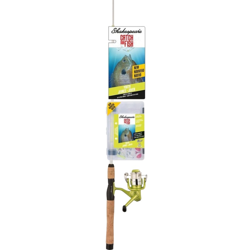 Shakespeare Catch More Fish Youth Spinning Combo