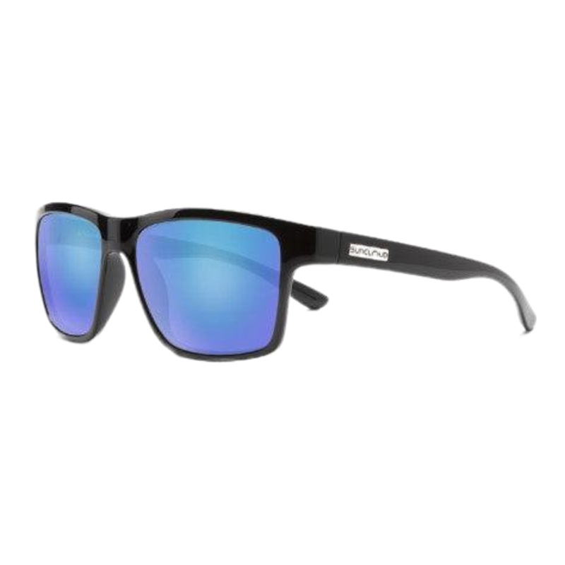 Suncloud A- Team Black + Polarized Blue Mirror
