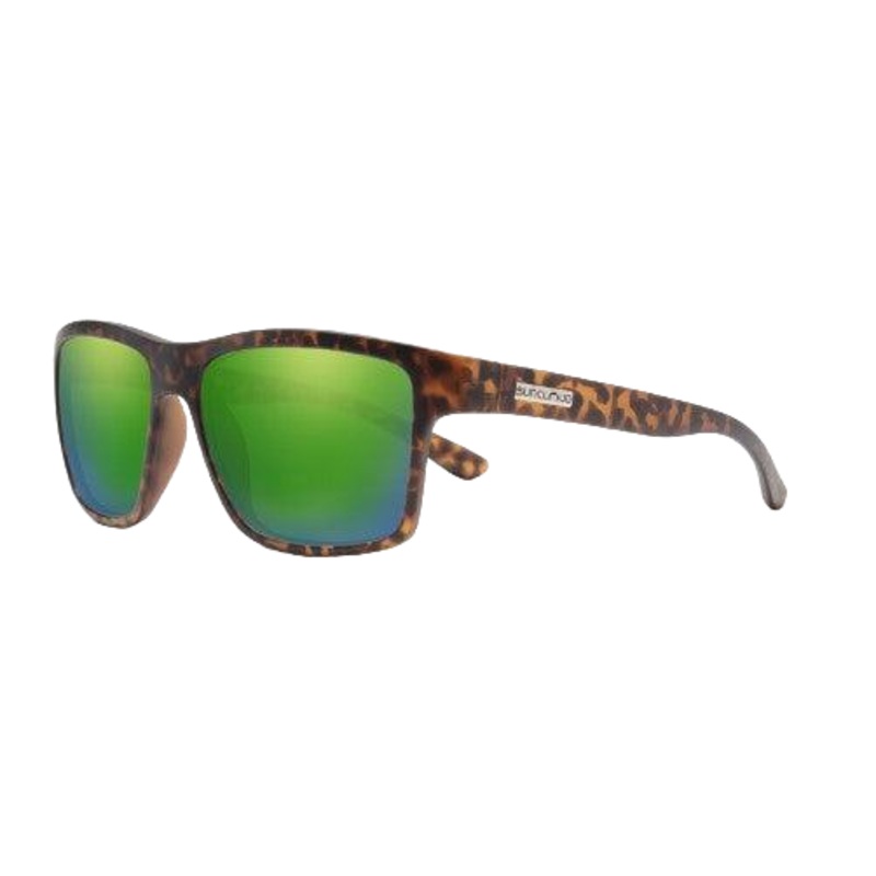 Suncloud Hundo Matte Tortoise + Polarized Green
