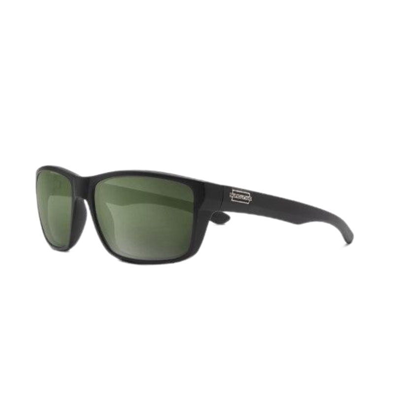 Suncloud Mayor Matte Black + Polarized Gray Green