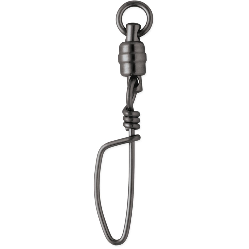 VMC Blk SS HD BB Tournament Snap Swivel