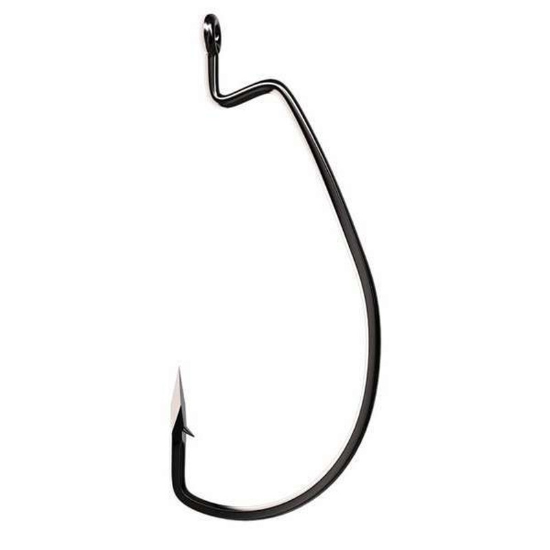 Eagle Claw Trokar EWG Worm Non-Offset Blk Chrome
