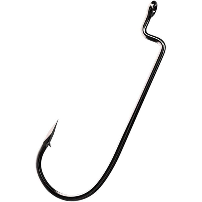Eagle Claw Trokar Worm Hook Heavy Duty Black Chrom