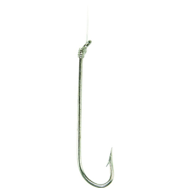 Sea Striker Snelled Hook Long Shank Tinned 6pk 12"