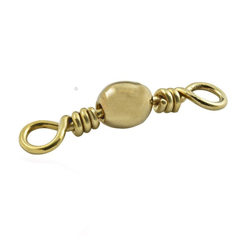 Sea Striker Twisted Barrel Swivel Brass