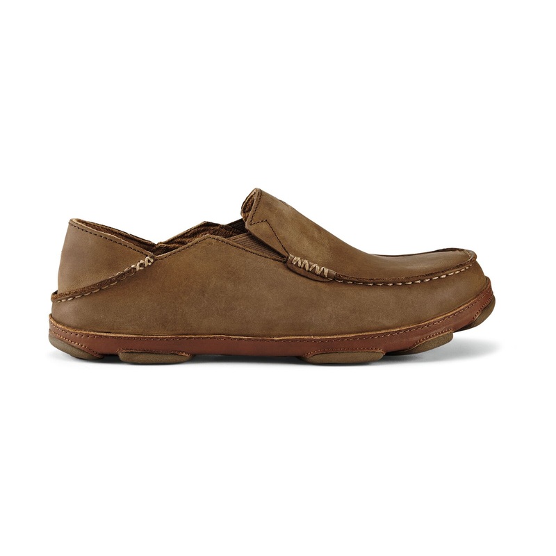 OluKai Mens Moloa Slippers-Ray/Toffee