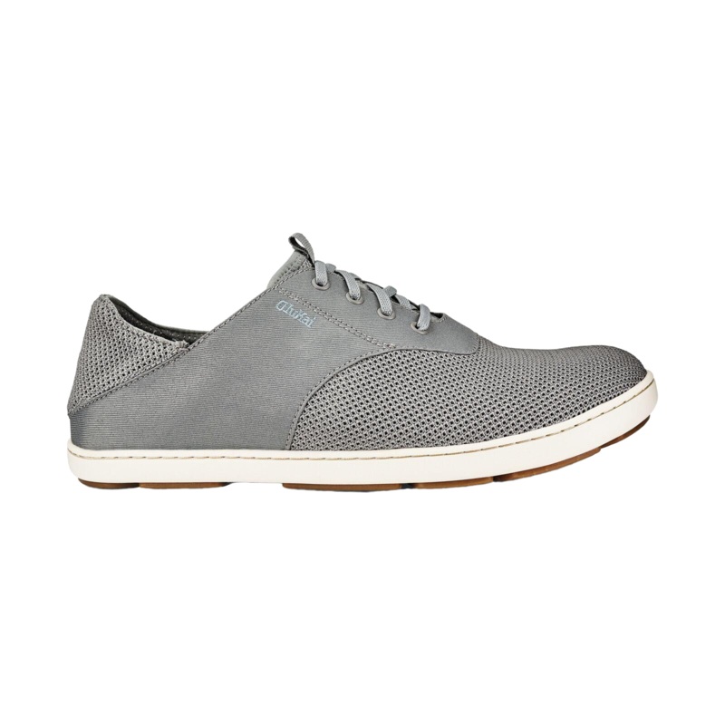 OluKai Mens Nohea Boat Shoe-Sharkskin