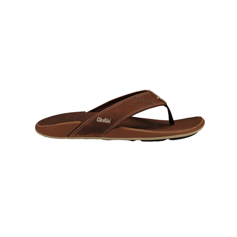 OluKai Mens Nui Sandals-RUM/RUM