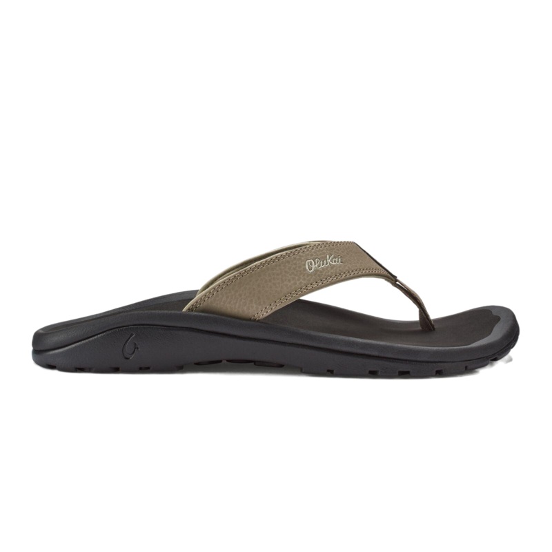 Olukai Mens 'Ohana Sandals-Clay/Onyx