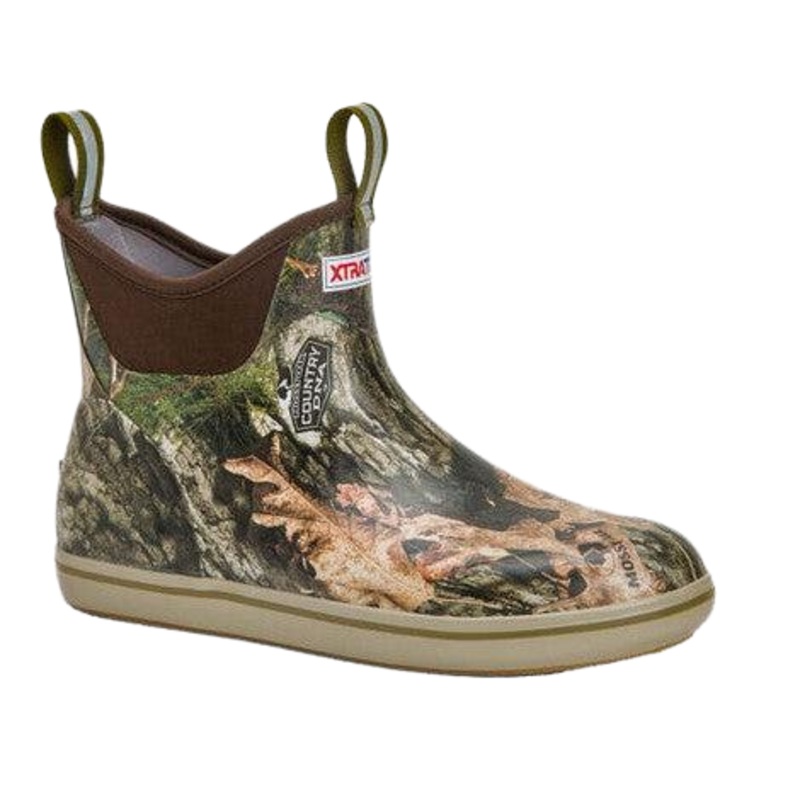 Xtratuf Mens Ankle Deck Boot Mossy Oak Country DNA