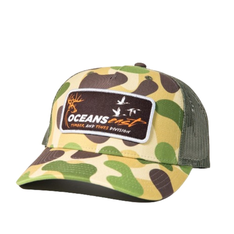 Leather Patch Duck Camo Hat