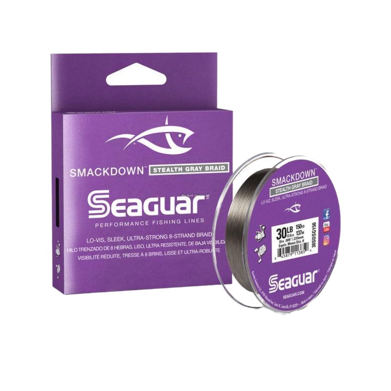 Seaguar Smackdown - Stealth Gray - 10# - 150yds