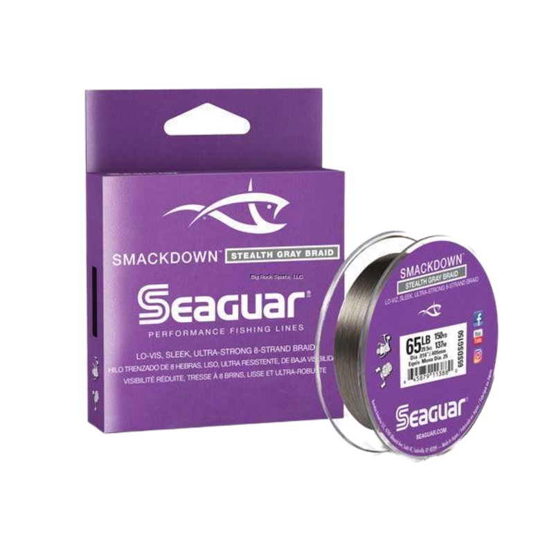 Seaguar Smackdown - Stealth Gray - 65# - 150yds
