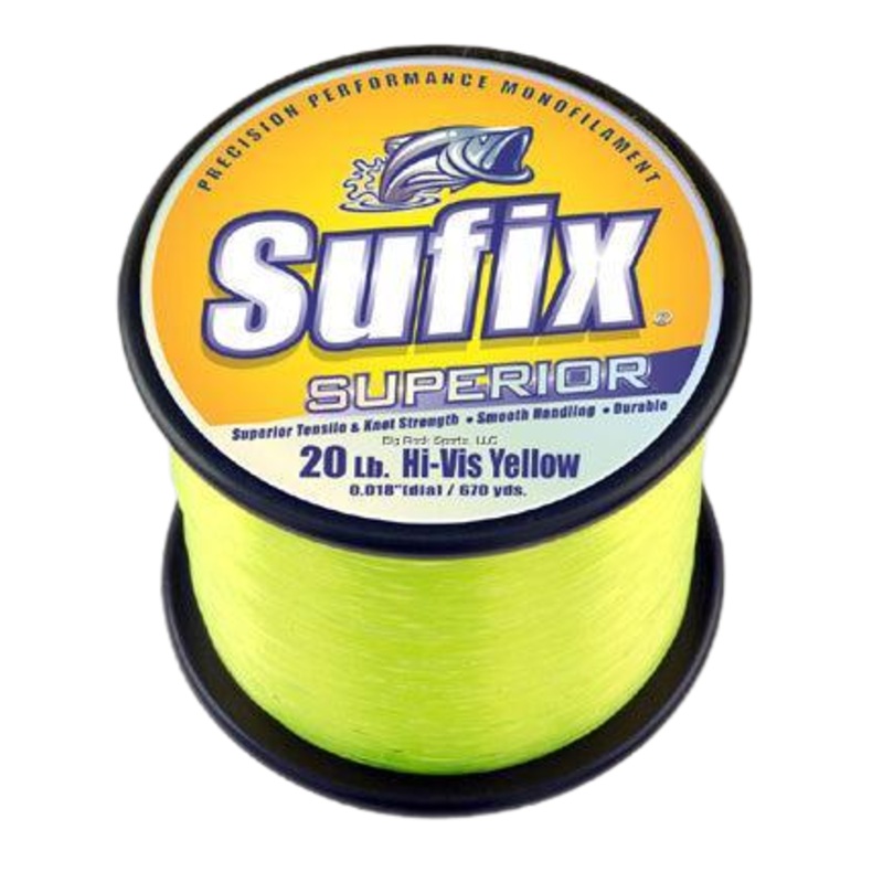 Sufix Superior 12 lb Hi-Vis