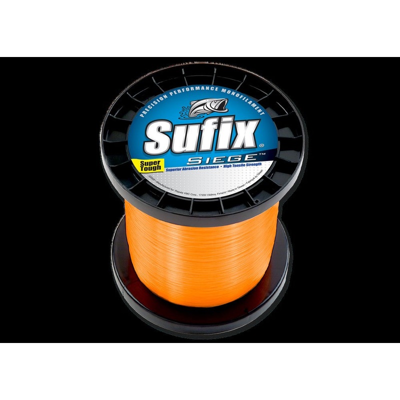 Sufix Siege 14 lb Neon Tangerine
