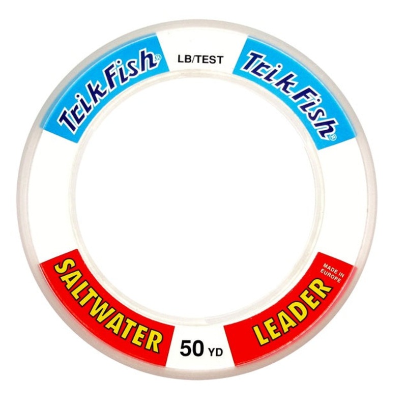 Trik Fish Mono SW Leader Spool Clear 50yd
