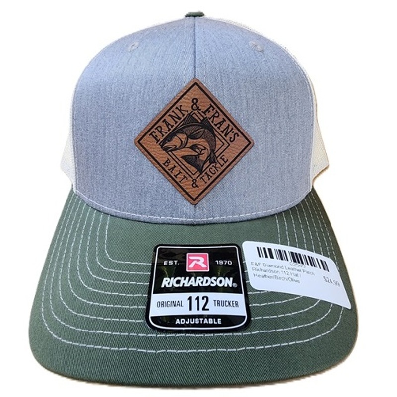 F&F Diamond Leather Patch Richardson 112 Hat