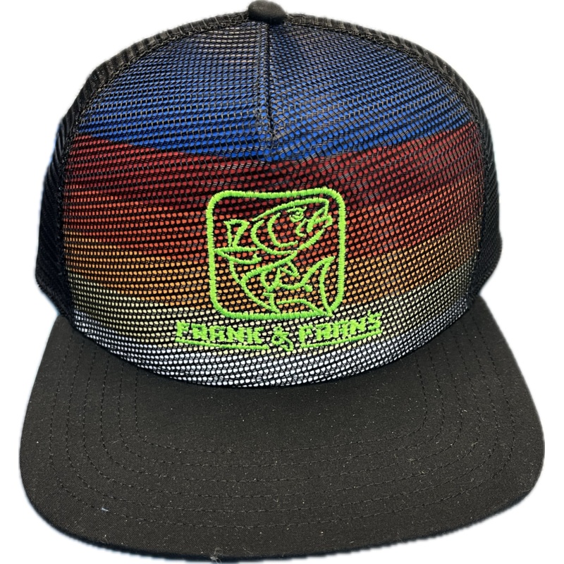 F&F OC REDLBL108 Fish Box Embroidered Hat