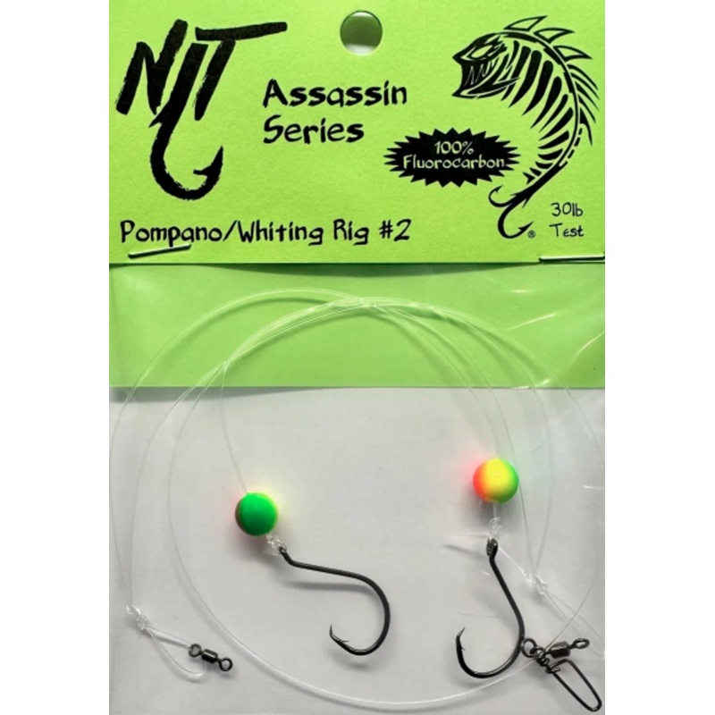 Ninja Tackle Pompano #2 Tri-color Watermelon Float