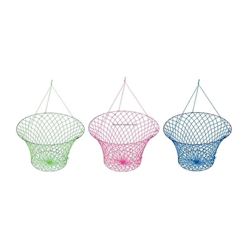 Promar NE-111C Fun Color Cotton Crab Drop Net 18" Top Ring, 10"