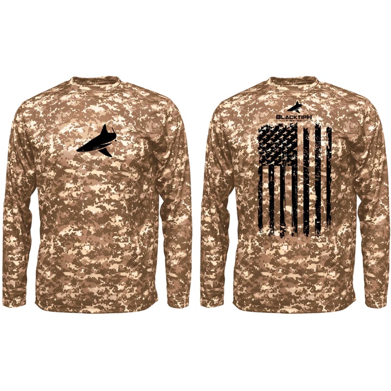 BlacktipH Youth Performance Digital Camo LS Shirt