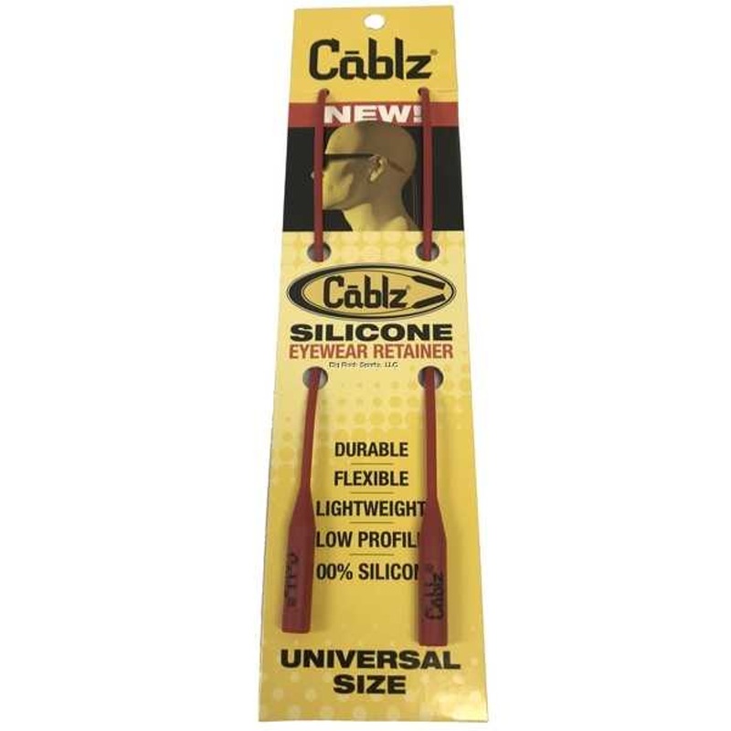 Cablz SiliconeRed Silicone Eyewear Retainer, 16" length, Red