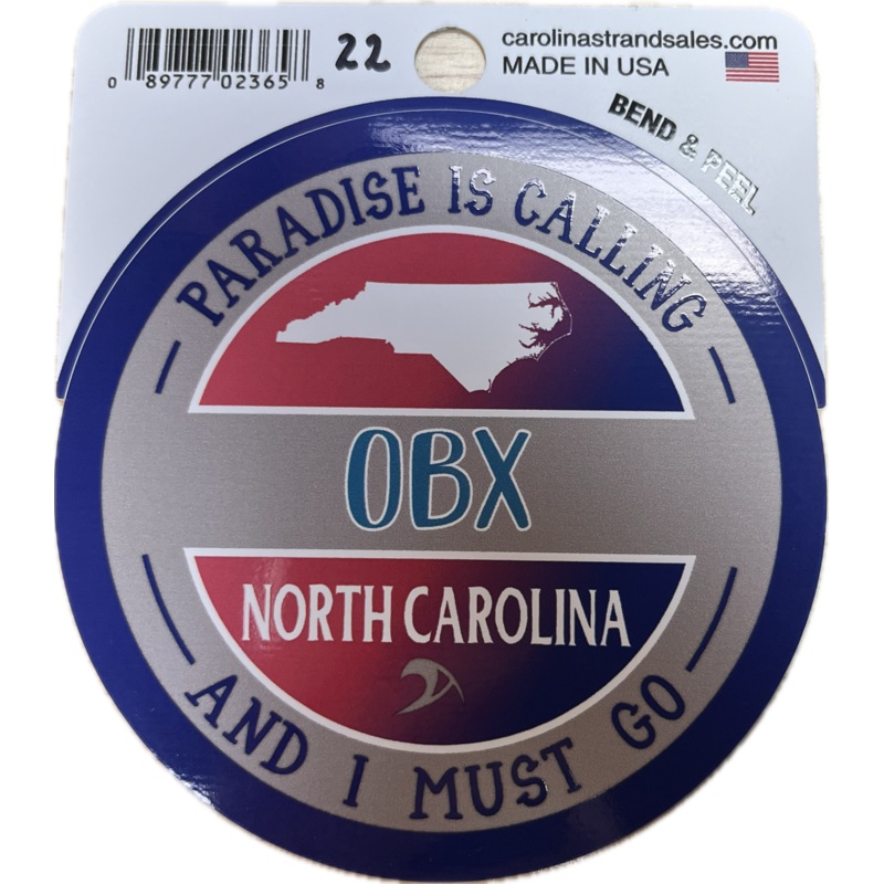 Decal OBX Paradise