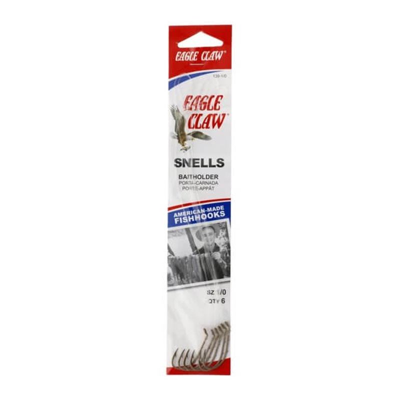 Eagle Claw 139H Baitholder Snelled Hook