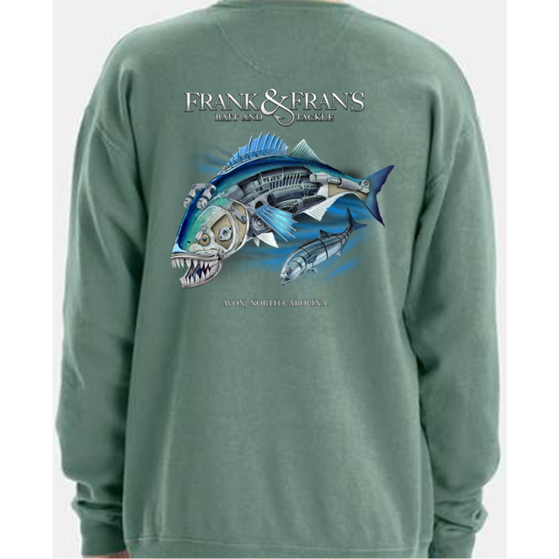 F&F Robo Bluefish Crew Sweatshirt
