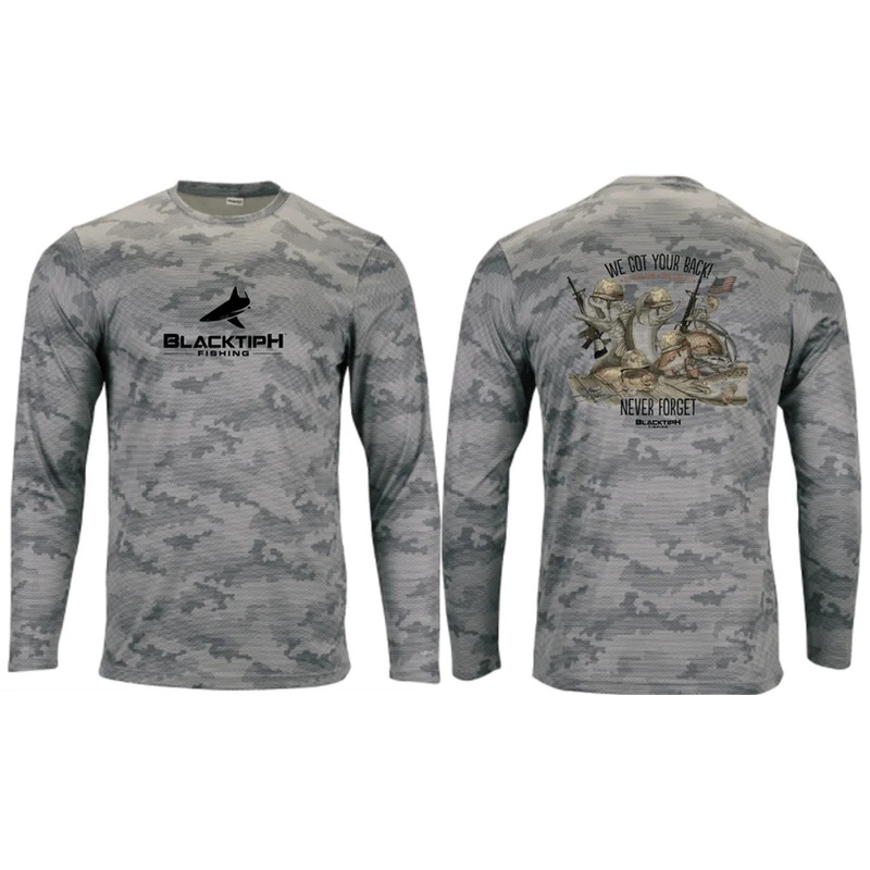BlacktipH Memorial Day LS Performance Shirt