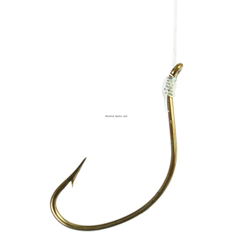 Eagle Claw 147H Snelled Hooks 6Pk