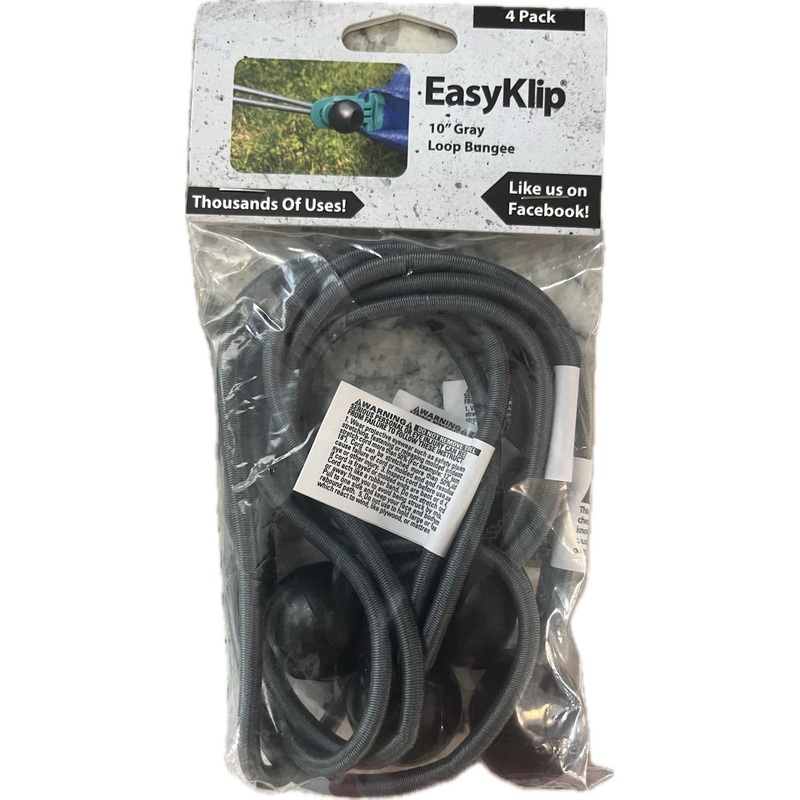 EasyKlip Ball Loop Bungee 4 Pack