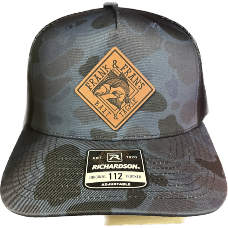 F&F Richardson 112PFP Leather Patch Hat