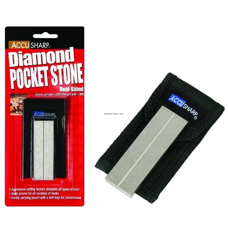 AccuSharp 027C Diamond 3" Pocket Stone w/Pouch