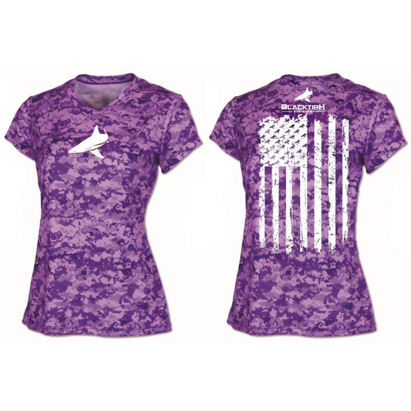 BlacktipH Ladies Performance Digital Camo SS Shirt