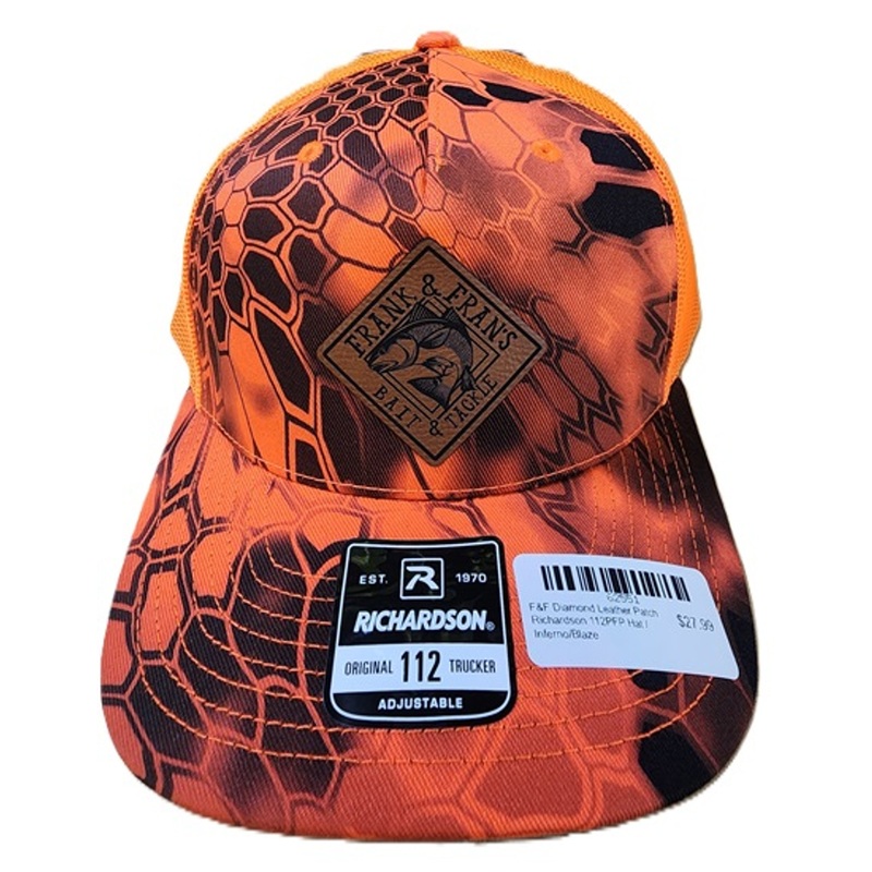 F&F Diamond Leather Patch Richardson 112PFP Hat
