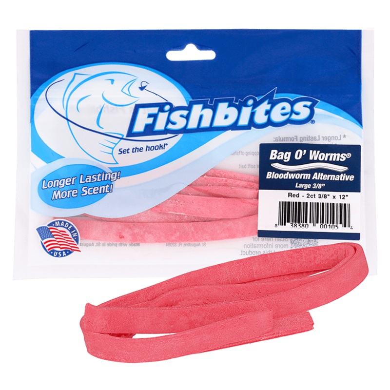 Fishbites Bag O'Worms Longer Lasting
