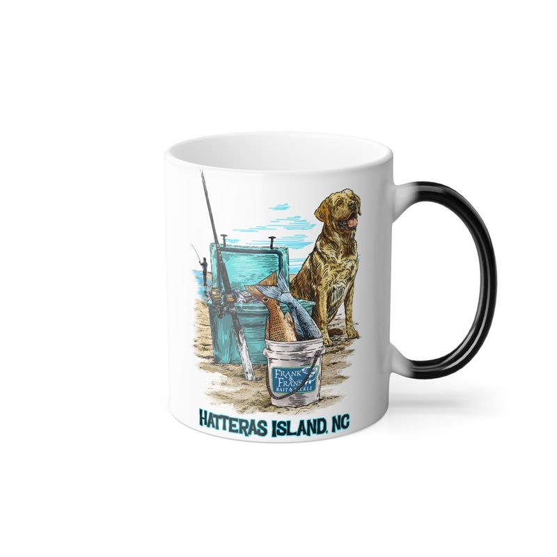 F&F Beach Dog Color Morphing Mug, 11 oz.