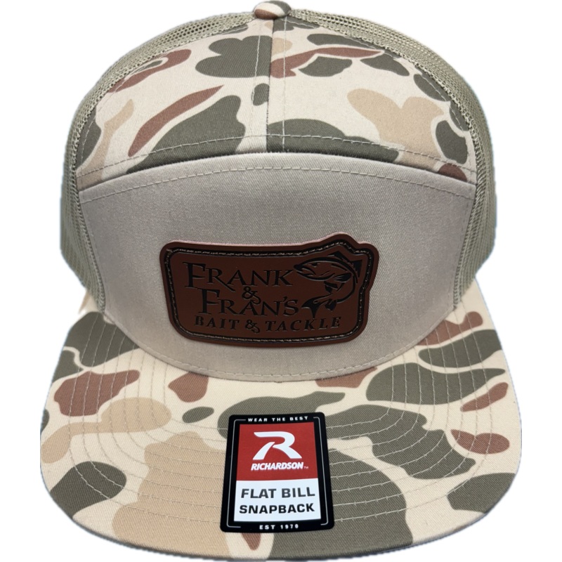 F&F Sign Logo Leather Patch Richardson 168P Hat