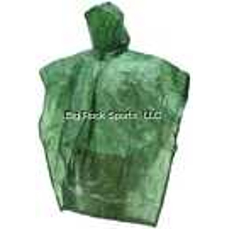 Frogg Toggs FTPE1-09 Emergency Poncho, Green, 1Size
